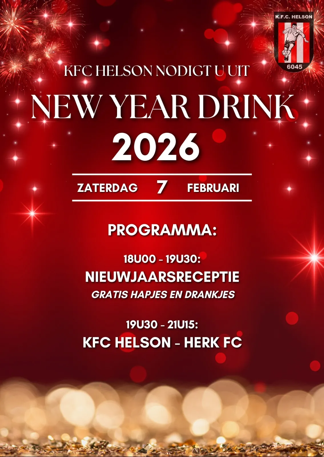 New Year Drink 2026 bij KFC Helson