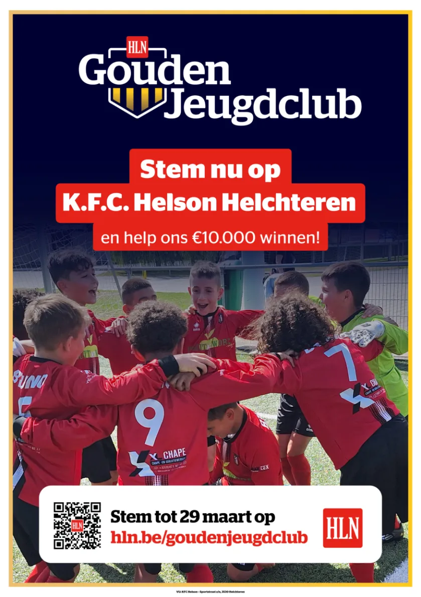 KFC Helson Helchteren genomineerd voor Gouden Jeugdclub