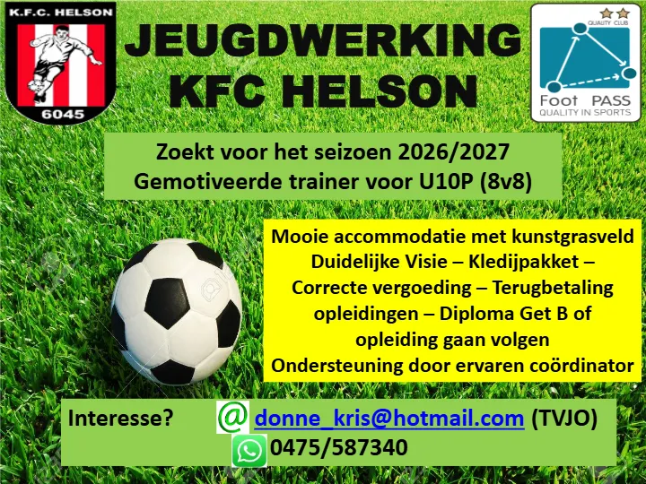 trainer gezocht